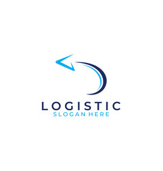 Logistics Company Logo Arrow Icon Logo Fast