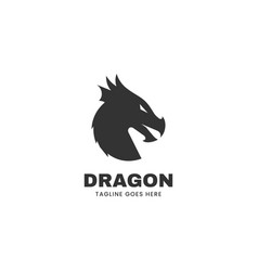 Logo Dragon Silhouette Style