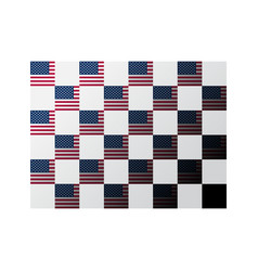 United States Flag Checkered