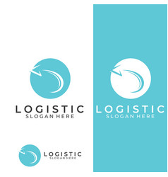 Logistics Company Logo Arrow Icon Logo Fast