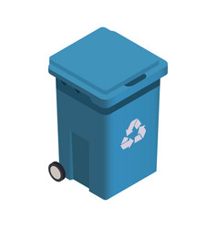 Isometric Garbage Bin