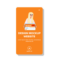 Template Design Mockup Website