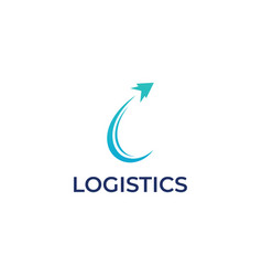 Logistics Company Logo Arrow Icon Logo Fast