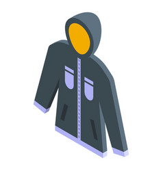 Snowboarding Jacket Icon Isometric Sport