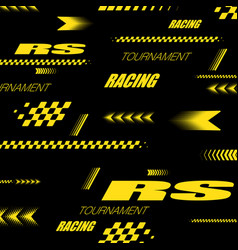 Sport Rs Race Decal Yellow And Black