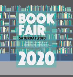 Book Fair Festival Poster For Advertising Concept