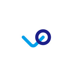 Letter V And O Simple Logo Symbol