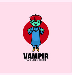 Logo Vampire Cartoon Style