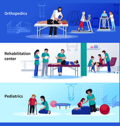 Physiotherapy Rehabilitation 3 Flat Horizontal