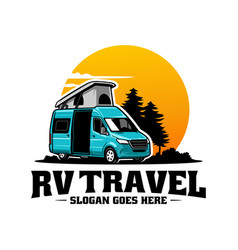 Rv Motor Home Camper Car Logo