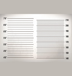 Two Scales On The Wall In Inches And Centimeters