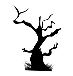 Dry Tree Black Silhouette