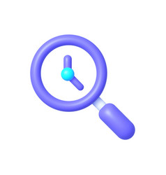 Magnifying Glass 3d Cartoon Icon