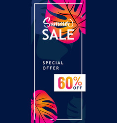 Hello Summer Sale Banner Design Template