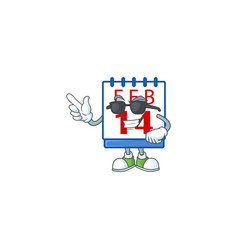 Super Cool 14th Valentine Calendar Character