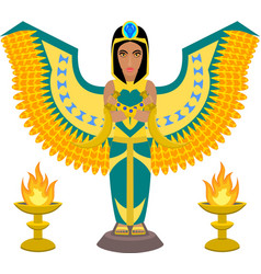 An Abstract Ancient Egyptian Goddess