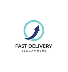 Logistics Company Logo Arrow Icon Logo Fast