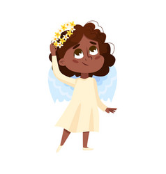 Cute Baby Angel Angelic African American Girl