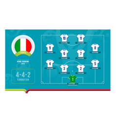 Italy Line-up Football 2020 Tournament Final