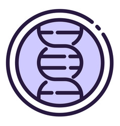 Lab Mutation Dna Icon Outline Genetic