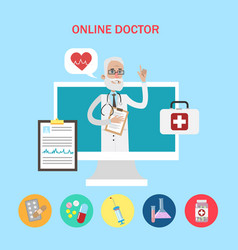 Online Doctor Concept