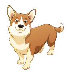 Corgi Dog Cartoon Animal