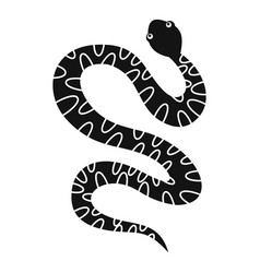 Python snake icon outline style Royalty Free Vector Image