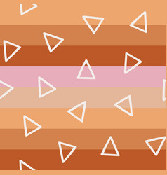 Triangles And Stripes Pattern