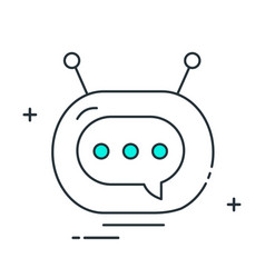 Ai Chatbot Assistance Icon Design