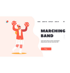 Marching Band Landing Page Template Parade