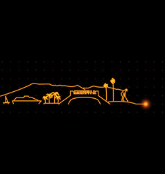 Marbella Light Streak Skyline Profile