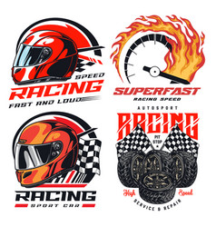 Racing Sport Set Flyers Colorful