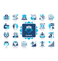 Business Solid Icon Set