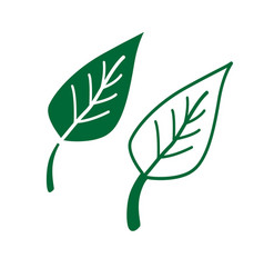 Green Leaf Icons Image