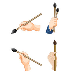 Hand Paint Brush Set For Cartoon