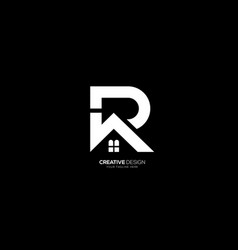 Creative Letter R Real Estate Business Logo