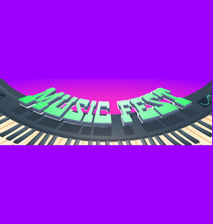 Music Fest Live Musical Concert Banner