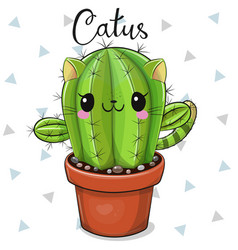 Cute Cartoon Cactus