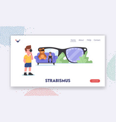 Amblyopia Strabismus Disease Landing Page