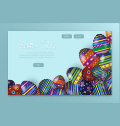 Easter Sale Landing Page Concept