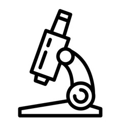 Forensic Laboratory Microscope Icon Outline Style