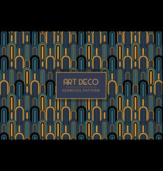 Art Deco Architectural Geometric Pattern