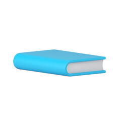 Blue Glossy Paper Textbook Cover Lying Library