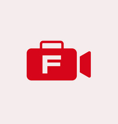 Letter F For Cinema Film And Videography Logo