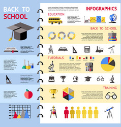 School Colored Infographic