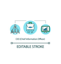 Chief Information Officer Concept Icon