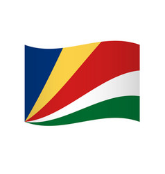 Wavy Flag Of Seychelles