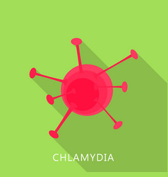 Chlamydia Icon Flat Style