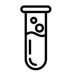 Forensic Laboratory Test Tube Icon Outline Style