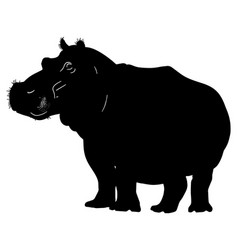 Hippopotamus Silhouette